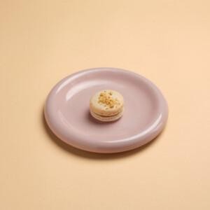 Suolapähkinä-kinuski macaron - Yksittäinen